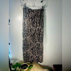 Animal Print Maxi Skirt